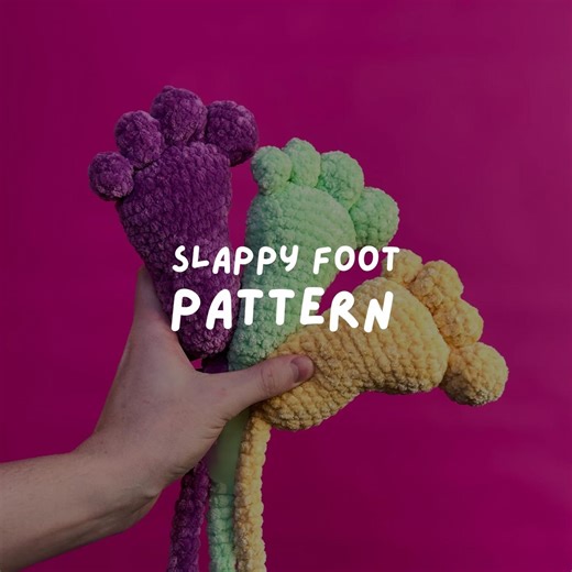 Crochet Slappy Foot Pattern - Etsy