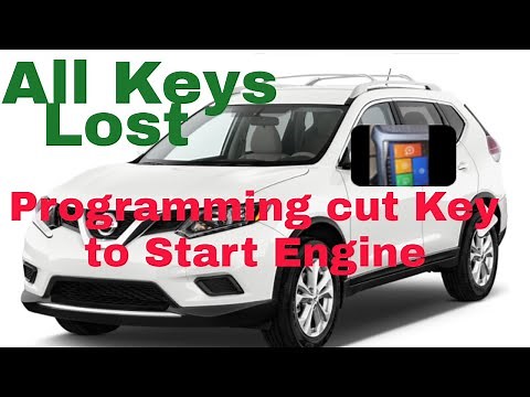 ALL Keys Lost - Programming Nissan Rogue cut Key to Start Engine