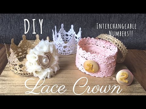 DIY Lace Crown