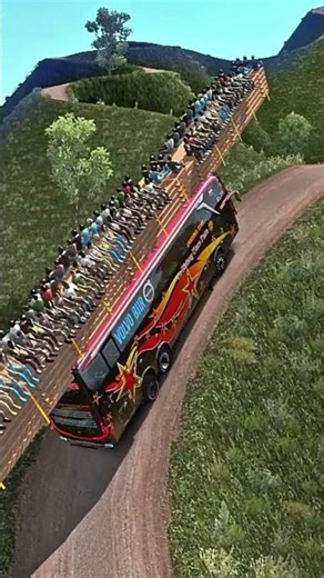 This Bus Keeps Moving While the Mountain Road Gets Worse