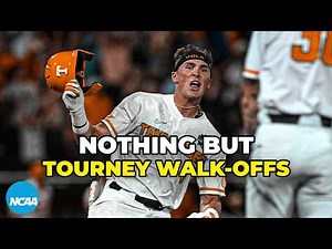EVERY walk-off from the 2024 NCAA baseball tournament 💥⚾️