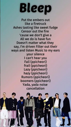 Stray Kids - Bleep lyrics 🎶#straykids #kpop #shorts #shortsfeed #trending #viral #song #ytshorts