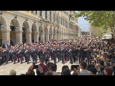 Κέρκυρα λιτανεία Αγίου Σπυρίδωνος Βαΐων