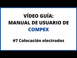 🟢#7 Manual de USUARIO de Compex👉Cómo poner los ELECTRODOS! Vídeo Guía-TUTORIAL.