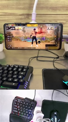 Mouse Keyboard Gaming Combo RGB T-Wolf T200 LED Set