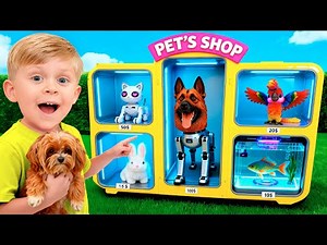 Robo Pets vs. Real Pets! Kids Want a Pet
