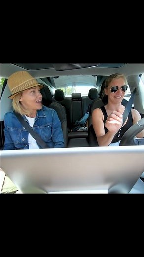 Tesla Fart Prank w/ Tricia Helfer #short
