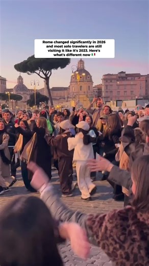 ⛲ The Trevi Fountain €2 entry fee applies from 9am daily (8am on weekends). After 10pm the barriers open and access is completely free. Arriving just before 10pm gives you the fountain lit up at night, significantly fewer people, and no ticket required. The piazza view from above the basin remains free at all hours. 🏨 Solo travelers who base themselves in Monti or Testaccio save significantly compared to staying near Termini for the same quality accommodation. Both are on the metro, walkable to