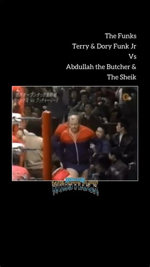 CT Stapes on Instagram: "Terry Funk & Dory Funk Jr vs Abdullah the Butcher & The Sheik"