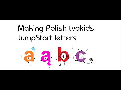Making Lowercase polish tvokids jumpstart letters