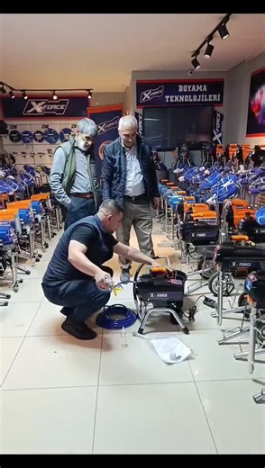 X-FORCE Boya Püskürtme Makineleri ile Profesyonelliği Yakalayın! İç cephe, dış cephe, çelik konstrüksiyon, çatı, mobilya ve ahşap yüzeylerde tüm boya türlerinde üstün performans! 💪 💨 Hızlı uygulama, minimum efor ⏱️ Zamandan \u00100 tasarruf 🎯 Pürüzsüz, fırçasız kusursuz sonuçlar Her fırça darbesini geride bırakın, profesyonel sonuçlara XFORCE gücüyle ulaşın! ⚡ Satış Temsilcisi: Dilara Hanım 📞 0531 031 78 89 #içcephe #dışcephe #viraltiktokr #boyaustası #fyppppppppppppppppppppppp