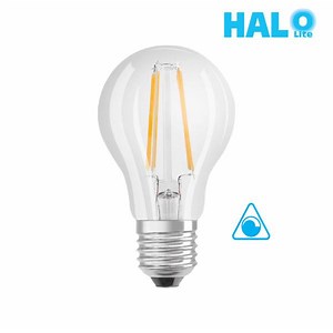 [Hot Item] Halolite Filament Bulb Lamp 4W E27 A60 LED Candle Dimmable Clear