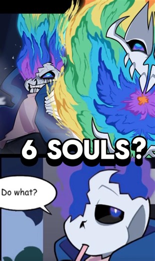 Color! Sans Has 6 Souls Instead Of 7? #undertale #sans #undertaleau #ccart