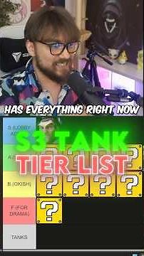Overwatch Season 3 META TANKS Tier List #overwatch #gaming