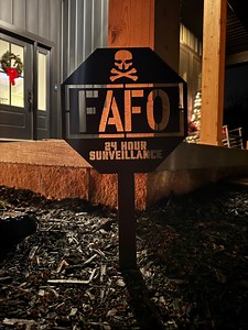FAFO Security Sign - Etsy Australia