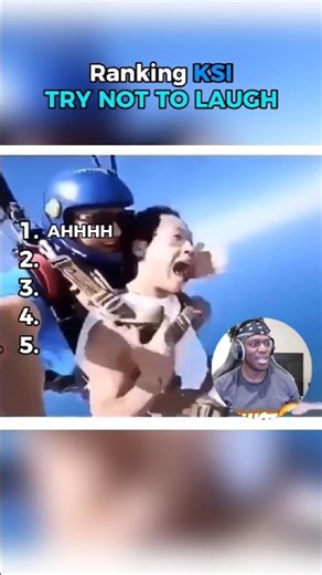 Ranking Best KSI Try Not To Laugh 😂 #shorts #ksi #viral