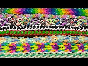 10 EASY Rainbow Loom Bracelets (Loom Only)