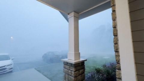 Intense tornado winds recorded in Slidell, LA