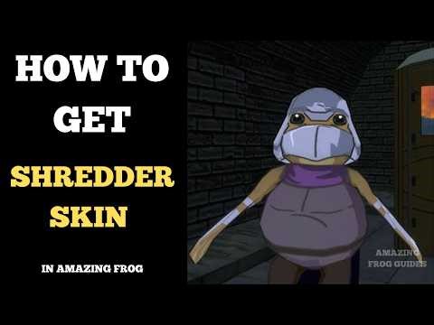 How To Unlock Shredder Skin In Amazing Frog