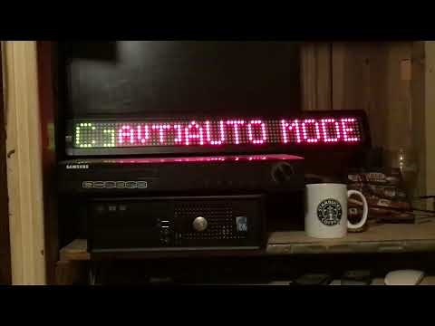 BetaBrite 213c-1 led sign display modes demo