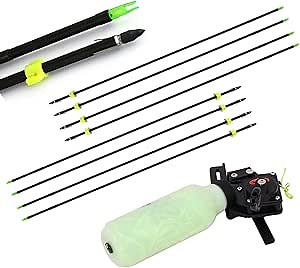 Bow Fishing Reel Kit With Arrows Set - Archery Bowfishing Tool Accessories
