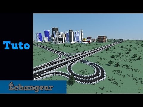 Minecraft - Tuto échangeur routier [FR]