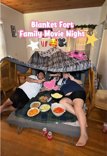 Blanket Fort Family Movie Night Ideas