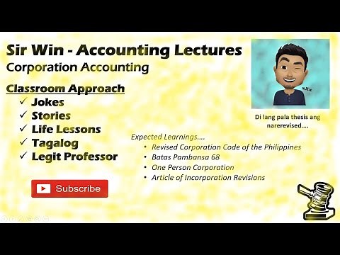 Lecture 03: RCCP (R.A. 11232) vs BP 68. [Corporation Accounting]