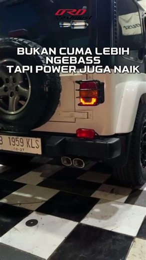 Jeep Wrangler Knalpot Full System ORD exhaust. Suaranya gimana ya