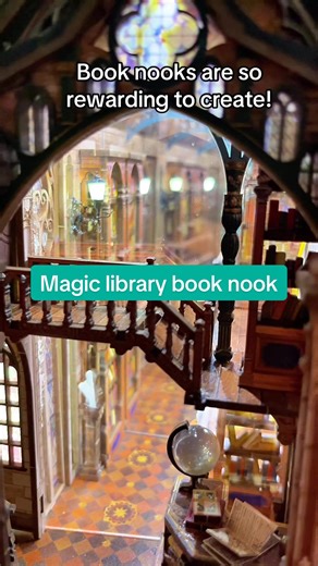 Create Your Own Magic Library Book Nook