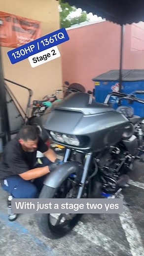 Here’s what it took for my bike to make 130/136 with just a stage 2… #harley #performance #1320 #mot | Ridewithalan