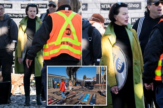 MTA pop-up shop draws customers — and one celebrity — hunting for used train signs and other wacky decor