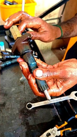 Diesel Injector Testing – Amazing Spray Pattern! 🔥 #injector