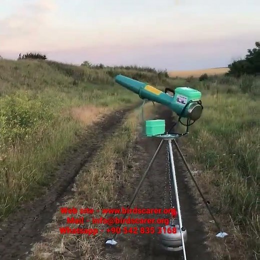 Wild animal scarer Gas Gun, bird Scarer Gas Cannon, gas banger for Bird scaring