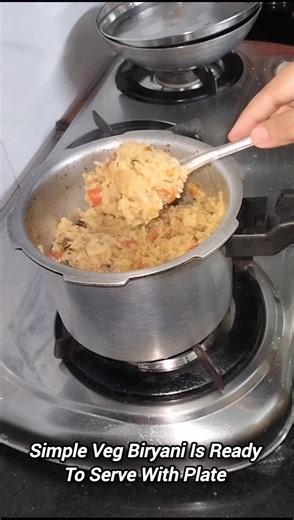 Simple Veg Biryani Recipe #dhritisworld #shorts #ytshorts #viralreels