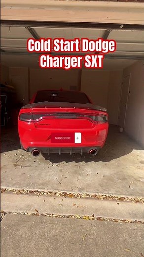 Dodge Charger SXT Early Morning Cold Start | Roaring to Life at Dawn