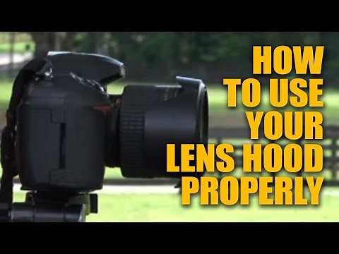 Photography Tip ~ Camera Lens Hood Thingy What Is It? How to use Lens Hood Properly