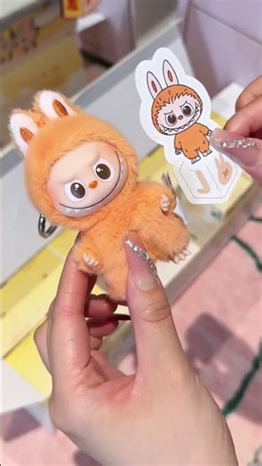 Unboxing new labubu Key chain and bag charm . #labubu #ytshorts #yotubeshorts #unboxing