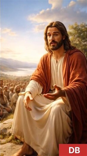 Jesus Preaching the Sermon on the Mount – Biblical Teaching Scene