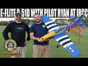 E-Flite mustang With @PilotRyanMedia From Florida. How to Grease the landings! Shakedown.