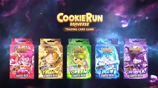🎉 Get Ready, Cookie Runners! 🎉 The wait is over—Cookie Run: Braverse Trading Card Game Starter Decks are launching this December in Southeast Asia! ✨ 🔥 Exclusive Promo Cards Alert! These special cards are only available in SEA, and the decks now come in brand-new packaging, setting them apart from the earlier releases in Korea and Taiwan! 🌟 A thrilling adventure awaits—choose your strategy, build your ultimate deck, and let the Cookie battles begin! 💪 Which color will lead you to victory? �