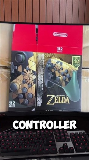 Switch 2 Zelda Edition design revealed?! #switch2 #zelda #leak