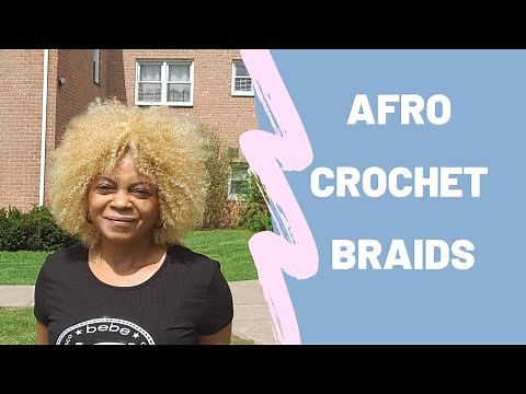 How to:Crochet Afro kinky curly Hair/27/613 kinky curly crochet braids/ Protective hairstyle/Easy.