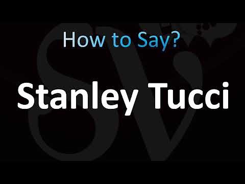 How to Pronounce Stanley Tucci (CORRECTLY!)
