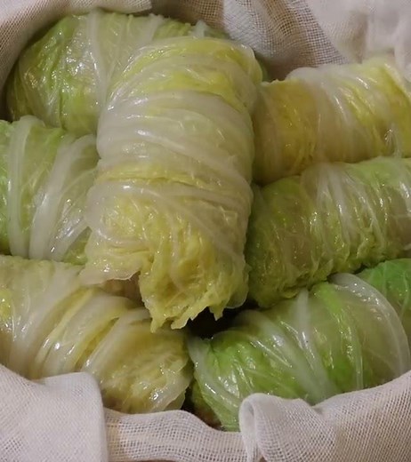 How to make Cabbage Rolls | Chinese Cabbage Dumplings / Diet Recipe #Shorts