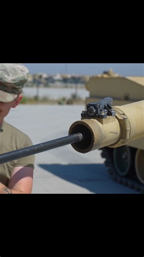 clean the tank gun before gunnery exercise #military #usarmy