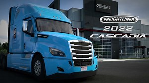 We are happy to announce the arrival of the Freightliner Trucks Cascadia 2022 to American Truck Simulator in the 1.43 update 🇺🇸🚛 Featuring new aero parts, a digital dashboard & more, this production model really brings trucking into the future 😎 Read more: https://blog.scssoft.com/2021/11/ats-1-43-cascadia2022.html | American Truck Simulator