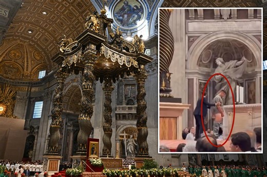 Vile desecration: Man urinates on altar at Vatican City’s St. Peter’s Basilica during Holy Mass