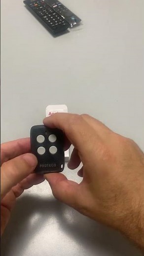 Changement de codes de la télécommande ANGIE de PROTECO