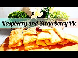 How to make Raspberry and Strawberry Pies | Crunchy Pie
